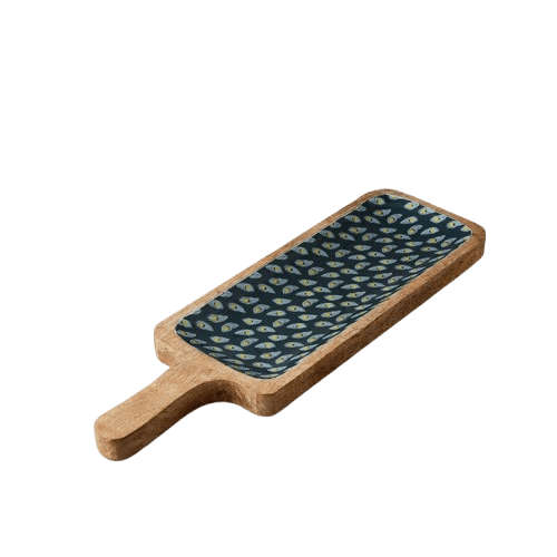 WOOD SERVING TRAY (NATURAL & DECAL)